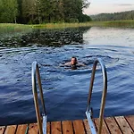 Three Cozy Cottages, Sauna And Big Yard Included For Up To 8 Persons *