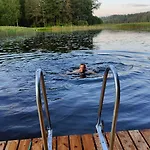 Chalet Three Cozy Cottages, Sauna And Big Yard Included For Up To 8 Persons Lohja