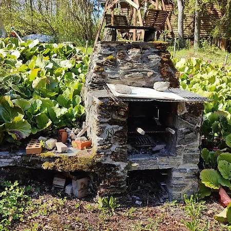 شاليه Three Cozy Cottages, Sauna And Hot Tub *